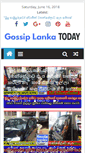 Mobile Screenshot of gossiplankatoday.com